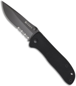 CRKT G-10 Drifter Folding Knife (2.875" Gray Plain) 6460K