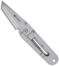 CRKT Ed Halligan K.I.S.S. Folding Tanto Knife (2.25" Bead Blast Plain) 5500