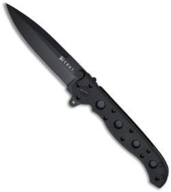 CRKT Carson M16-01KZ Tactical Zytel Folding Spear Point Knife (3" Black PLN)