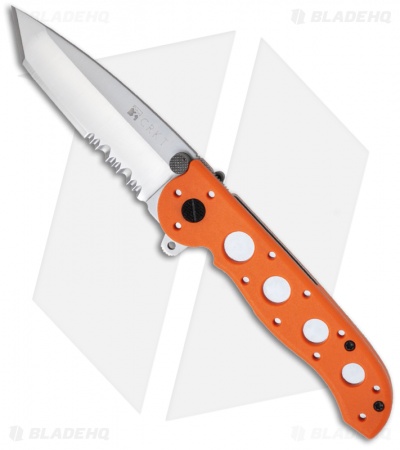 CRKT Carson M16-12ZER Emergency Rescue Zytel Folding Tanto Knife (3" Satin Serr)