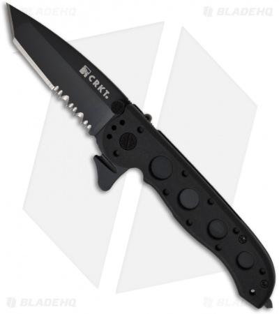 CRKT Carson M16-12ZLEK Zytel Folding Tanto Knife (3" Black Serr)