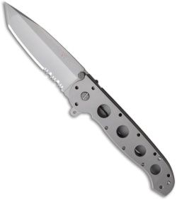 CRKT Kit Carson M16-14T Titanium Folding Tanto Knife (3.875" Bead Blast Serr)