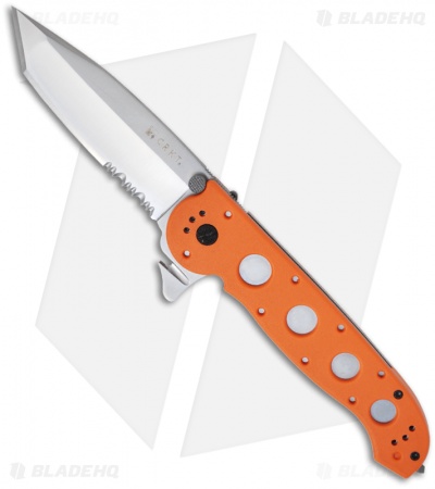CRKT Carson M16-14ZER Emergency Rescue Zytel Folding Tanto Knife (3.75" Serr)
