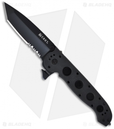CRKT Carson M16-14ZLEK Law Enforcement Zytel Folding Tanto Knife (3.75" Serr)