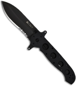 CRKT Carson M21-14SF Special Forces Aluminum Folding Knife (3.875" Black Serr)