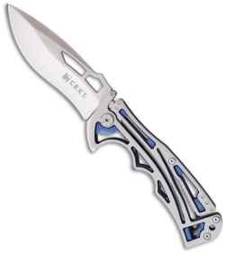 CRKT Nirk Tighe 2 Folding Knife (3.25" Satin Plain) 5240