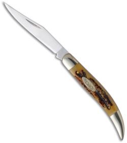 CRKT Toothpick Classic Folding Pocket Knife w/ Jig Bone (2.25" Satin Plain) 6060