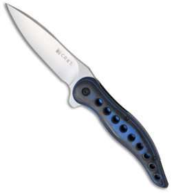 CRKT Premonition Folding Knife w/ Micarta Handle (3.25" Satin Plain) 1162