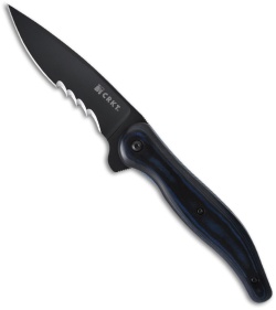 CRKT McGinnis Summa Folding Knife w/ Micarta Handle (Black SER) 1166K