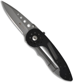CRKT Van Hoy On-Fire Folder Pocket Knife (Bead Blast PLN) 5015Q