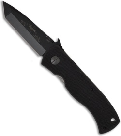 Emerson Mini CQC-7 Knife w/ Wave (2.9" Black Plain) CQC7BW BT