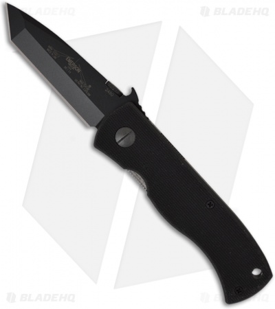 Emerson Mini CQC-7 Knife w/ Wave (2.9" Black Plain) CQC7BW BT