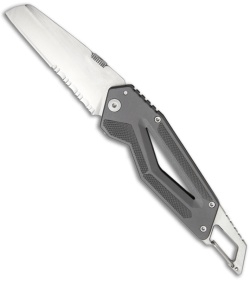 Gerber Crevice Clip Knife Manual Folder (Satin SER) 0174