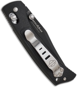 Harley Davidson 13150SBK-1 Mini Hardtail Axis Lock Knife (3.25" Black Serr)