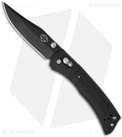 Harley Davidson 13150BK-1 Mini Hardtail Axis Lock Knife (3.25" Black Plain)