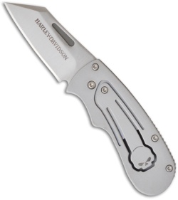 Harley Davidson 13310 Levitator Money-Clip Knife (2" Satin Plain) 13310-1