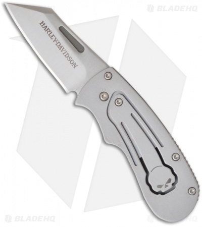 Harley Davidson 13310 Levitator Money-Clip Knife (2" Satin Plain) 13310-1