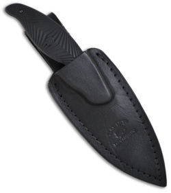 Harley Davidson 13450BK T-Rod Fixed Blade / Dagger Knife (3.33" Black Plain)