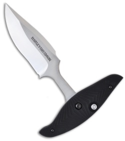 Harley Davidson 13450 T-Rod Fixed Blade / Dagger Knife (3.33" Satin Plain)