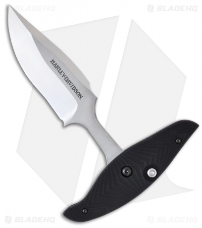 Harley Davidson 13450 T-Rod Fixed Blade / Dagger Knife (3.33" Satin Plain)