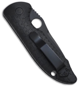 H&K Soldat Knife Drop-Point Tactical Folder (3.3" Black Serr) 14411SBK