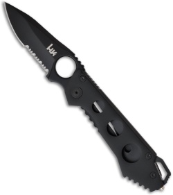 H&K Benchmade Ally Folding Knife (2.8" Black Serr) 14440SB
