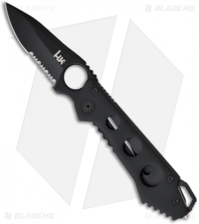 H&K Benchmade Ally Folding Knife (2.8" Black Serr) 14440SB