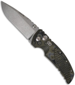 Hogue Knives EX01 Knife Green G10 Drop Point Blade (3.5" Tumble Plain)