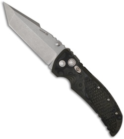 Hogue Knives EX01 Knife Green G10 Tanto Blade (4" Tumble Plain)