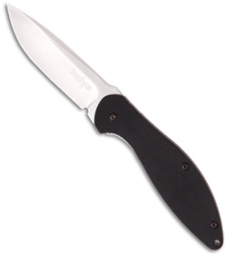 Kershaw ENER-GY Black G10 Folding Knife (2.75" Satin Plain) 1740BLK