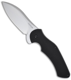 Kershaw Junkyard Dog II Folding Knife 1725BLK (3.75" Bead Blast Plain)