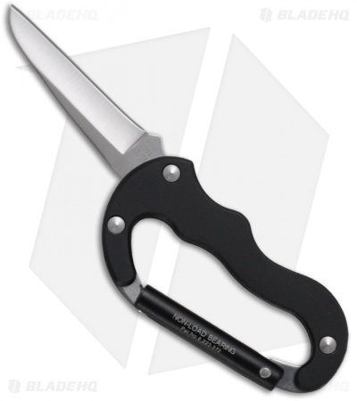 Kershaw Black Mini Biner Folding Knife (2" Satin Plain) 1002