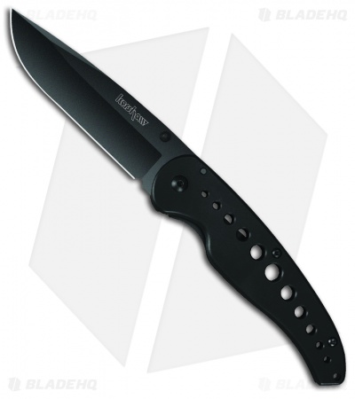 Kershaw Vapor III Folding Knife (3.5" Black Plain) 1655BLK