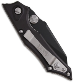 Microtech Select Fire Knife Manual Folder (3.5" Black Plain) 129-1