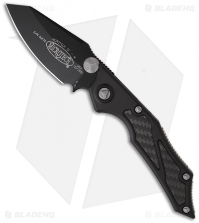 Microtech Select Fire Knife Manual Folder (3.5" Black Plain) 129-1