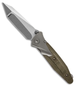 Microtech Marfione Custom Socom Bravo Knife Ti/Micarta (4" Mirror SW) Prototype