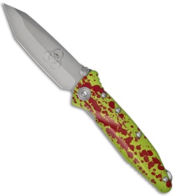 Microtech Socom Delta Zombie Green Tanto Knife (4" Bead Blast Plain) A163-7Z