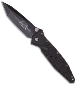 Microtech Socom Elite M/A Tanto Knife (4" Black Plain) 162-1C Chisel