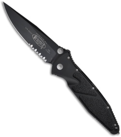 Microtech Socom Elite M/A Folding Knife (4" Black Serr) 160-2