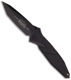 Microtech Socom Elite M/A Tactical Tanto Knife (4" Black Plain) 161-1T