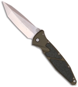 Microtech OD Green Socom Elite M/A Tanto Knife (4" SW Plain) 162-10GRC Chisel