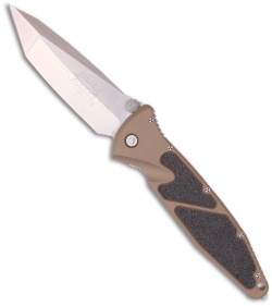 Microtech Tan Socom Elite M/A Tanto Knife (4" SW Plain) 162-10TAC Chisel