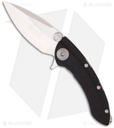 Microtech Whaleshark Flipper Knife G-10 (3.63" Satin Plain) 167-4C Chisel