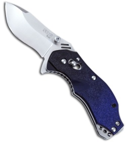 SOG Blue Bluto Arc-Lock Manual Knife w/ VG-10 Blade (Plain) BL-01
