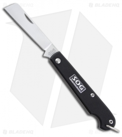 SOG Contractor II Pocket Knife (2.5" Satin Plain) EL-20