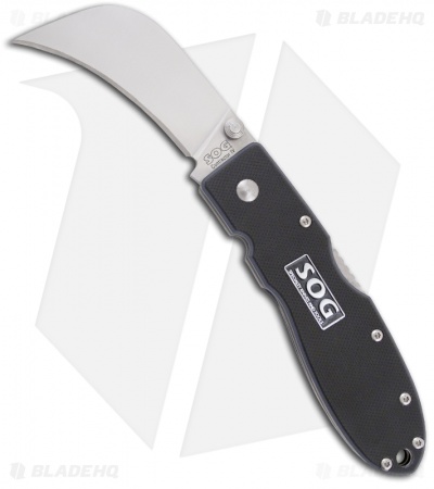 SOG Contractor IV Pocket Knife (2.625" Satin Plain) EL-40