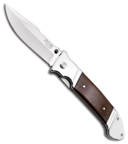 SOG Fielder XL Pocket Knife (4.125" Satin Plain) FF-34