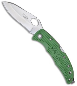 SOG SOGzilla Large Green Zytel Folding Pocket Knife (3.8" Satin Plain) GSP-21