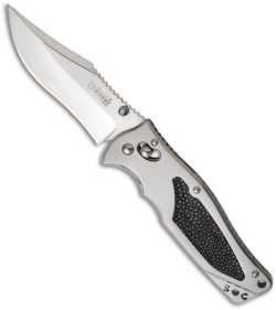 SOG Stingray Arc-Lock Folding Knife w/ Stingray Inlay (3" Satin Plain) SR-05