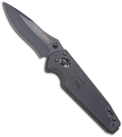 SOG Visionary I Arc-Lock Tactical Manual Knife (Black Plain) VS-01